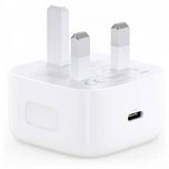 شارژر دیواری 20 وات 3 پین آیفون مدل MHJF3B/A (کیفیت ضعیف) با ضمانت سلامت محصول