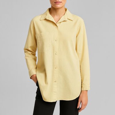 شومیز آستین بلند یقه برگردان زنانه مدل MDSS-AU5020