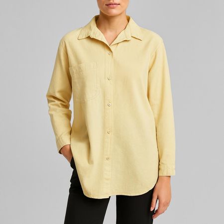 شومیز آستین بلند یقه برگردان زنانه مدل MDSS-AU5020