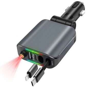 شارژر فندکی 4in1 کهکشانی 120 وات