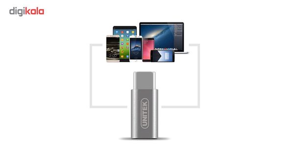 مبدل USB-C به Micro-USB یونیتک مدل Y-A027AGY(گارانتی 12 ماهه مارون)
