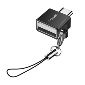 مبدل OTG USB-C به USB یسیدو مدل GS08 با گارانتی شرکتی