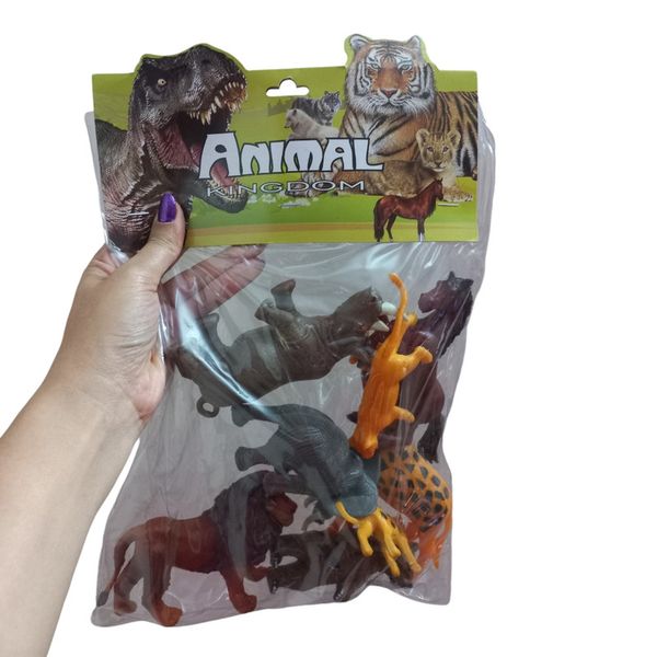 فیگور مدل حیوانات اهلی و وحشی مجموعه 8 عددی