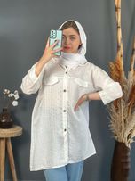 مانتو پلوتی جلو دکمه کد 1127