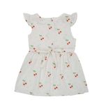 پیراهن آستین کوتاه یقه گرد دخترانه مدل MDSS-CH3988