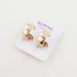 گوشواره حلقه ای زنانه ژوپینگ مدل ساده - رنگ ثابت و ضد حساسیت