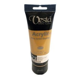 رنگ اکریلیک وستا مدل royal gold کد 72