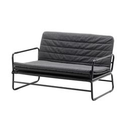 مبل تخت خواب خاکستری تیره/مشکی 120 سانتی متری ایکیا مدل IKEA HAMMARN- امکان خرید قسطی