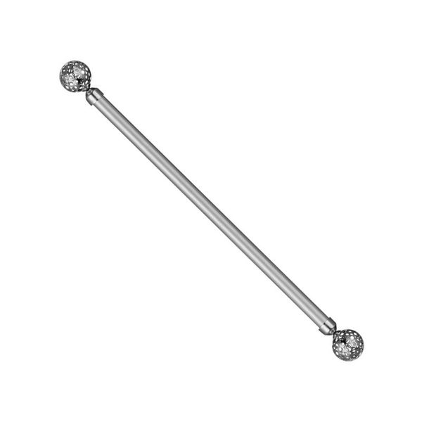 چوب پرده پانچ فلزی المپیک سقفی دیواری