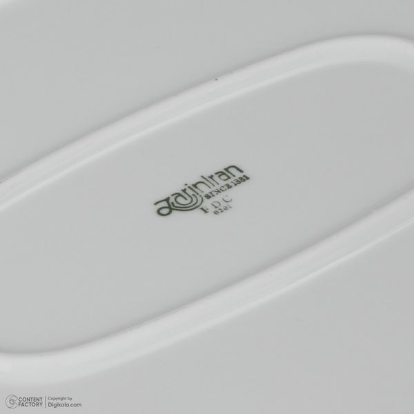 سرویس غذاخوری 27 پارچه 6 نفر چینی زرین ایران مدل کواترو ورنیکا درجه عالی