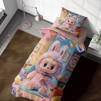 سرویس خواب یک نفره 4 تکه مدل لبوبو کد 2186