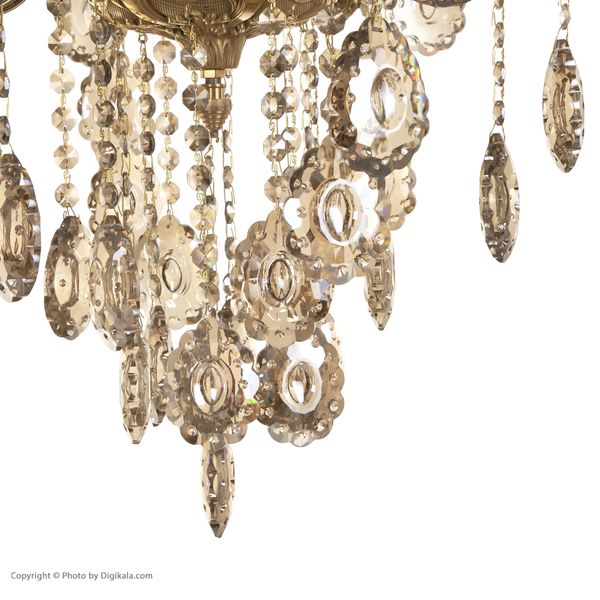 لوستر 6 شعله شاهان تک کد B/8028