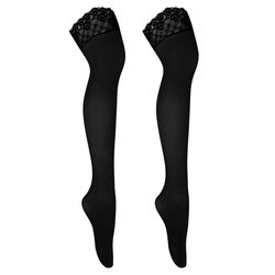 جوراب ساق بلند زنانه مدل 5347 رنگ مشکی