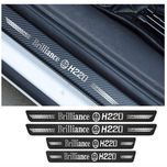 برچسب پارکابی خودرو  ایلیدن طرح کربن مدل B0052 مناسب برای برلیانس اچ 220 بسته 4 عددی