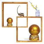 دکوری مدل توپ طلا مجموعه دو عددی