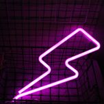 چراغ نئونی دیواری طرح صاعقه