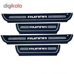 برچسب پارکابی خودرو کد SK044 مناسب برای رانا مجموعه 4 عددی*547