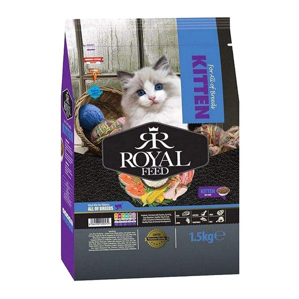 غذای خشک گربه رویال فید مدل kitten وزن 1.5 کیلوگرم
