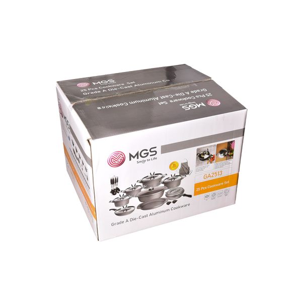 سرویس پخت و پز ام جی اس 25 پارچه طرح جرمنی A کد 800361