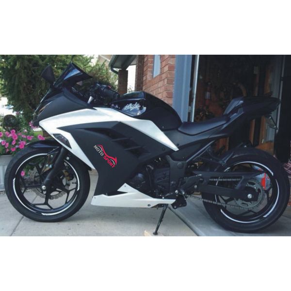 برچسب بدنه موتورسیکلت لیزارد مدل اسپورت طرح moto sport کد LZD-1021 بسته 2 عددی