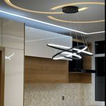 لوستر آویز شاهان تک مدل three circles