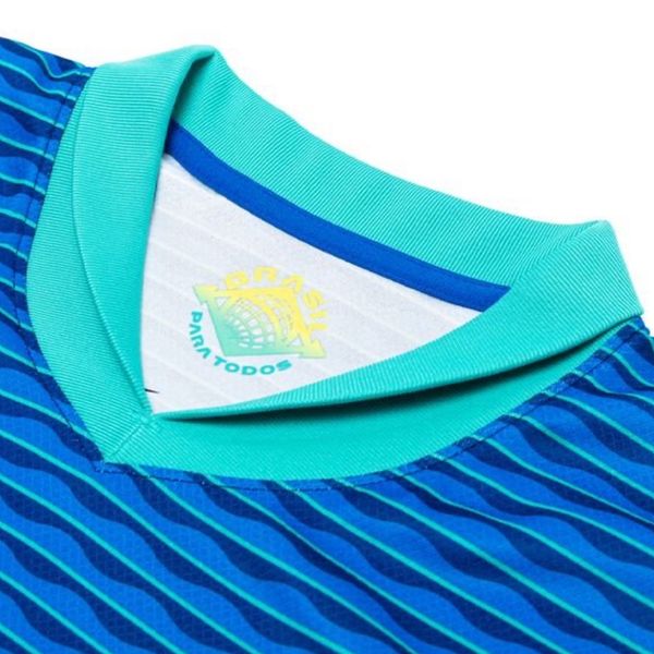 ست تی شرت و شلوارک ورزشی مردانه مدل برزیل Away 2024