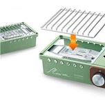 اجاق و ظرف سفری کووآ مدل Retro All In One Mini کد KGG-1805