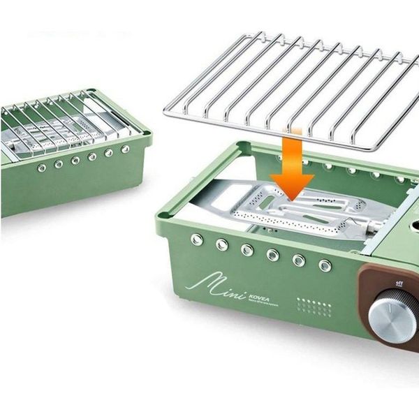 اجاق و ظرف سفری کووآ مدل Retro All In One Mini کد KGG-1805