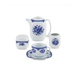 سرویس غذاخوری 98 پارچه 12 نفره چینی زرین ایران مدل فلورانس کواترو درجه عالی