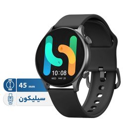 ساعت هوشمند 45 میلی متری هایلو مدل Solar pro با بند سیلیکونی