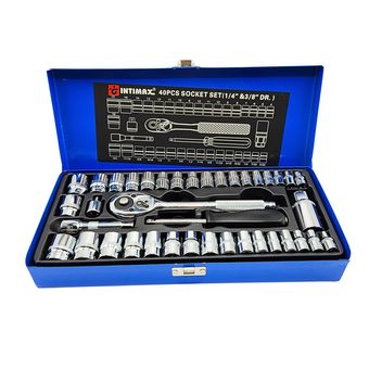 آچار بکس صنعتی اینتیمکث کد 100184مجموعه 40 عددی