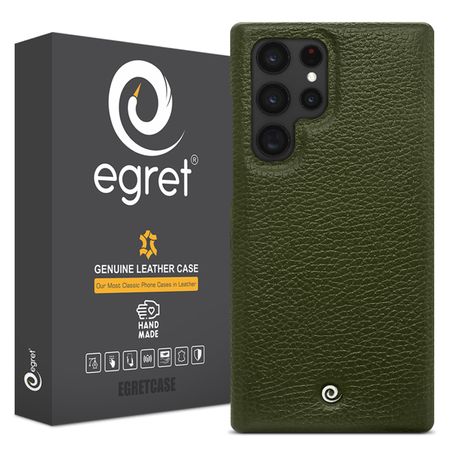 کاور اگرت مدل Floater چرمی مناسب برای گوشی موبایل سامسونگ Galaxy S22 Ultra