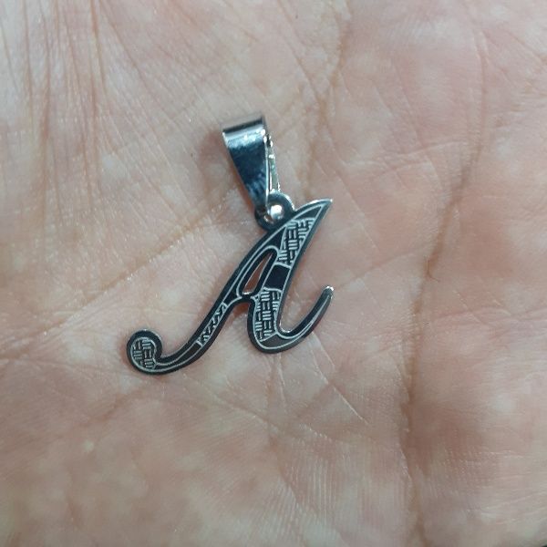 گردنبند زنانه طرح حرف A کد 7584