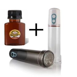 پکیج بزرگ کننده ضمانتی مدل اورجینال (مدل شارژی برقی)+روغن اصل