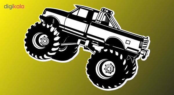 استیکر طرح Monster Race 2 مدل BSB-00506