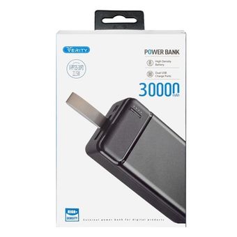 پاوربانک Verity ظرفیت 30000 میلی آمپر ساعت