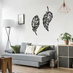 استیکر چوبی طرح برگ مجموعه 2 عددی