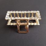 کلیپس مو زنانه مدل مستطیل نگین دار *315