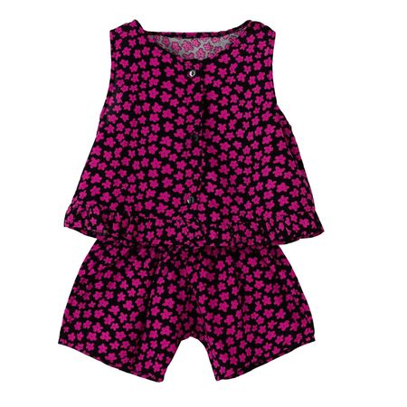 ست تاپ و شلوارک راحتی نوزادی مدل MDSS-CH3747