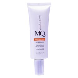 کرم ضدآفتاب ام کیو مدل نرمال LIGHT BEIGE، حجم 55 میلیلیتر