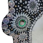 آینه دست ساز طرح سکه دوزی بلوچستان