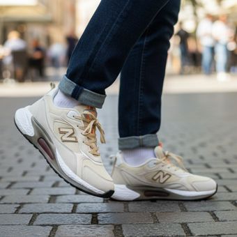 کتونی نیوبالانس رنگ کرم