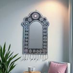 آینه دست ساز طرح سکه دوزی بلوچستان