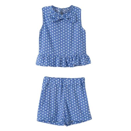 ست تاپ و شلوارک راحتی نوزادی مدل MDSS-CH2425