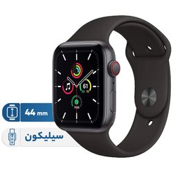 ساعت هوشمند اپل واچ سری SE مدل 44mm Aluminum Case with Sport silicone Band
