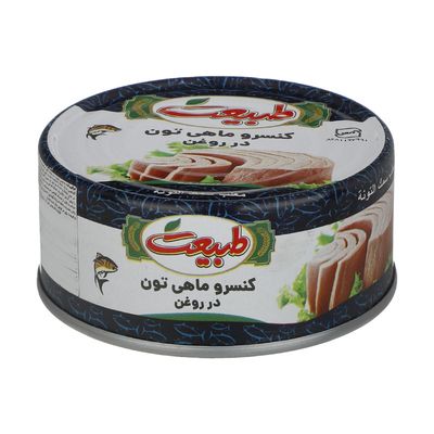 کنسرو ماهی تن در روغن طبیعت - 180گرم باکس24عددی