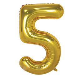 بادکنک فویلی طرح عدد 5