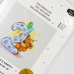 بادکنک فویلی عدد 2 هپی بری طلایی سایز 32 اینچ