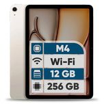 تبلت 13 اینچ اپل مدل iPad Air 2026 M4 Wi-Fi ظرفیت 256 گیگابایت و رم 12 گیگابایت، رزولوشن دوربین اصلی 12 مگاپیکسل، پشتیبانی از قل