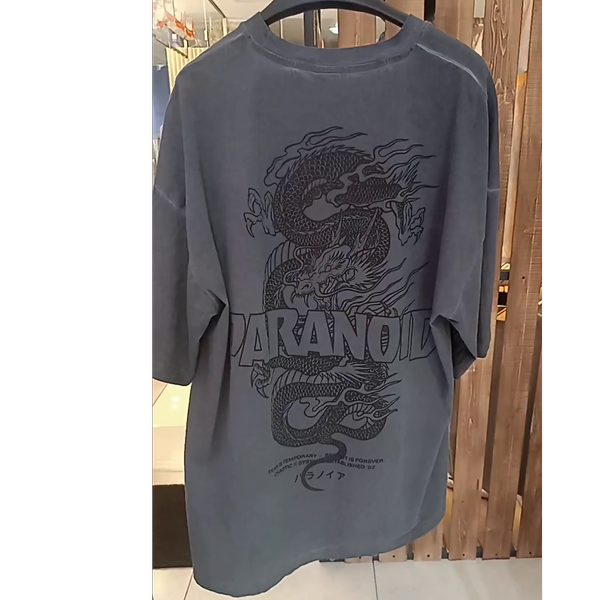 تیشرت وارداتی یونیسکس طرح dragon از برند Black squad